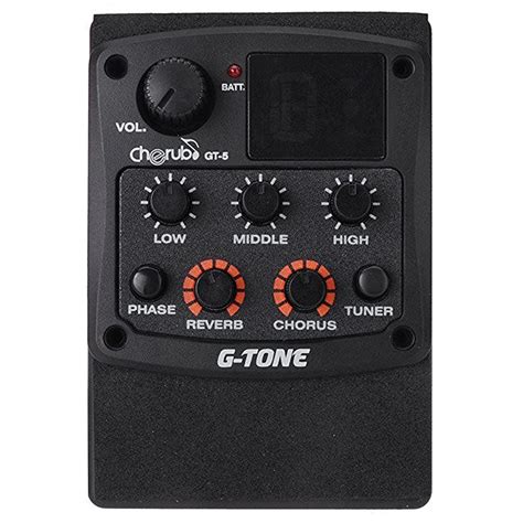 Msor Cherub G Tone Gt Acoustic Guitar Preamp Piezo Pickup Band Eq