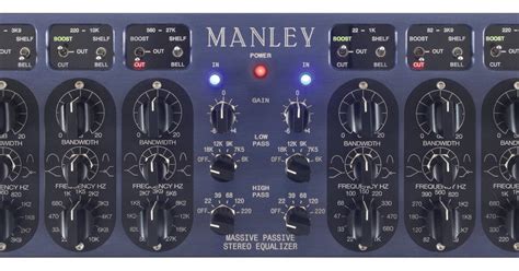 Manley Massive Passive Stereo Tube EQ Recording Equipment Reviews