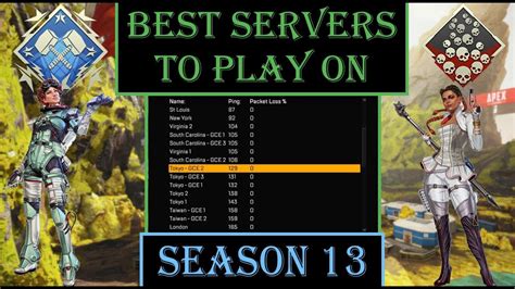 Best Servers To Play On In Apex Legends Season Youtube