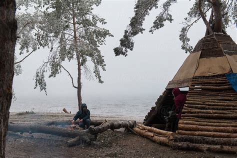 "Stay In A Forest Cabin On A Winter Day" by Stocksy Contributor "Yakov ...