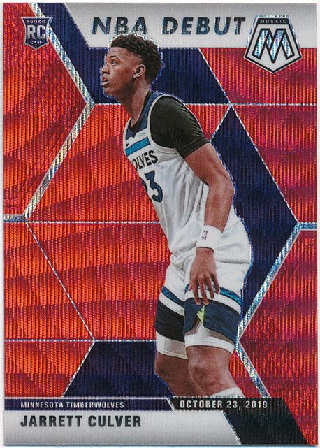 Yahoo Jarrett Culver Nba Panini Mosaic Tmal