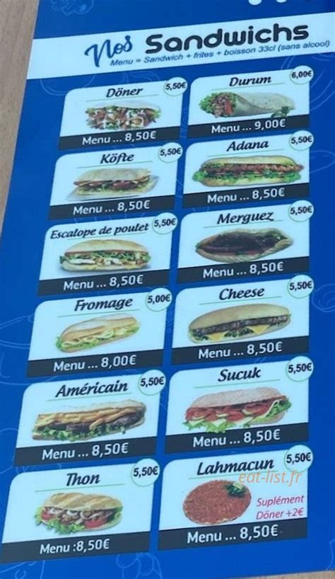 Izmir Kebab à Belfort menu et photos