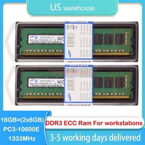 Samsung Gb X Gb Pc E Ddr Ecc Udimm Memory For