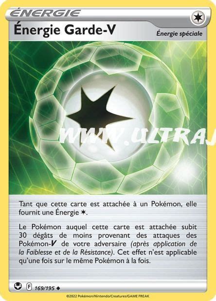 Nergie Garde V Carte Pok Mon Cartes L Unit Fran Ais