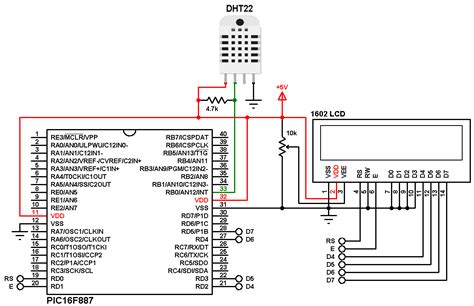 Dht22 Sensor Interface With Pic Microcontroller Mikroc Projects