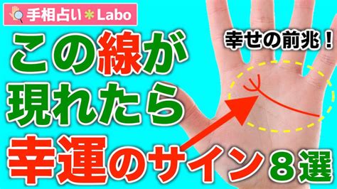 【手相占い】幸運の前兆を示す相8選 Youtube