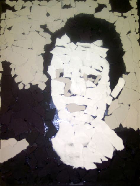 Welcome: Torn Paper Self Portraits