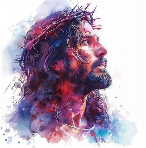 jesus with crown of thorns tattoo 4