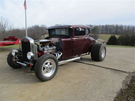 FORD MODEL A COUPE CHOPPED CHANNELED HOT STREET RAT ROD CUSTOM For Sale Photos Technical