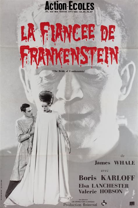 The Bride of Frankenstein Original R1990 French Half Grande Movie ...