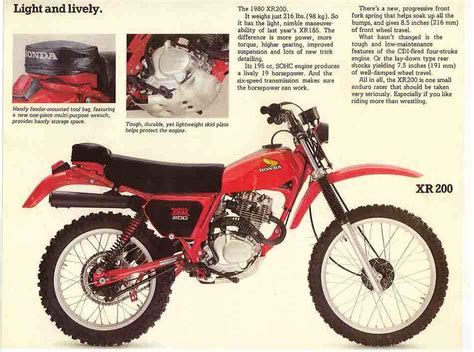 2001 Honda xr200 weight