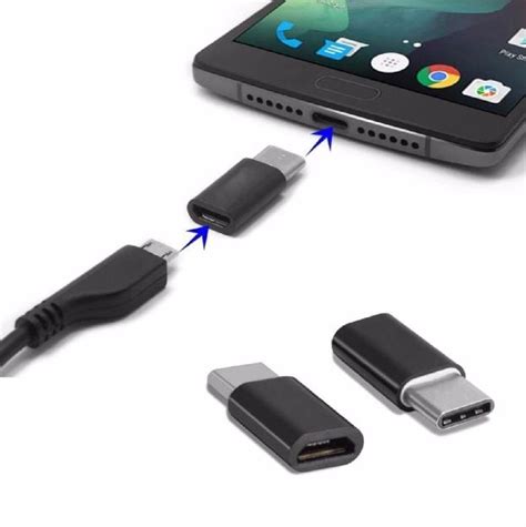 Adaptador Otg De Micro Usb V A Entrada Tipo C En Mercado