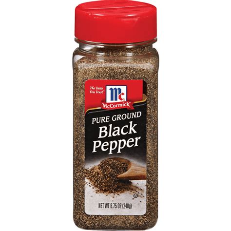 McCormick Pure Ground Black Pepper Salt Spices Seasonings Foodtown