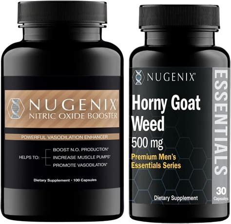 Amazon Nugenix Nitric Oxide Booster Horny Goat Weed Supplements