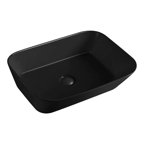 Kerovit By Kajaria Basin Matte Black Wash Basin