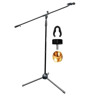 Microphone Stand 360 Rotating Mic Clip Boom Arm Foldable Reverb