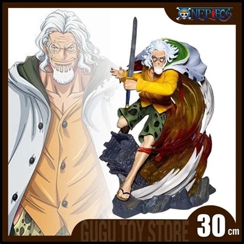 Jual Action Figure One Piece Silvers Rayleigh With Light Statue Cm