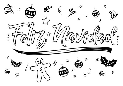 Dibujos De Navidad Felicitaci N Navide A Feliz Navidad Para Colorear