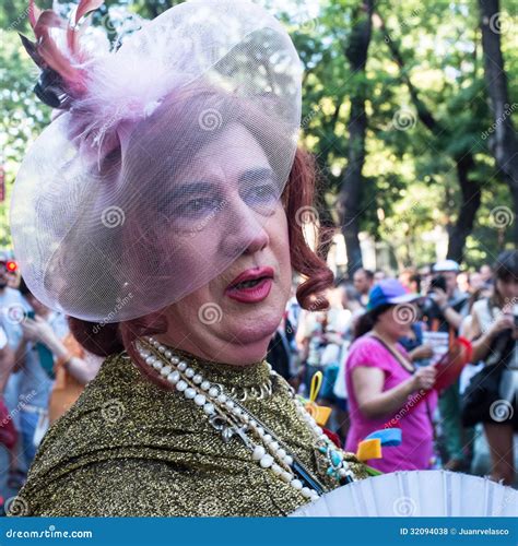 People Participating At The Gay Pride Parade In Madrid Editorial Stock Photo Image Of Dignity