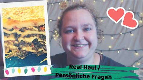 Persönliche Fragen Real Haul Natürlich Gina YouTube