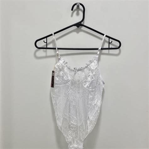 White Lace Body Lingerie Brand New With Depop