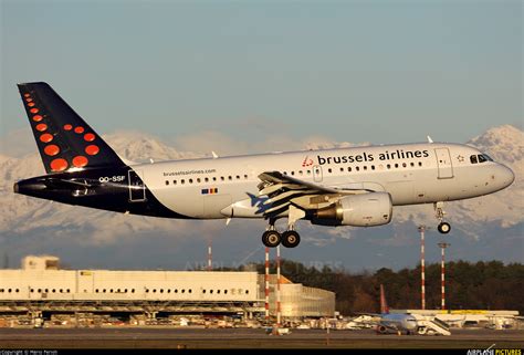 OO SSF Brussels Airlines Airbus A319 At Milan Malpensa Photo ID