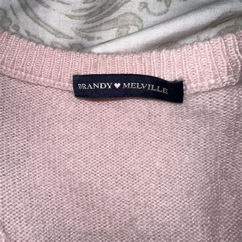 Brandy Melville Pink Argyle Sweater Vest Worn Twice Depop