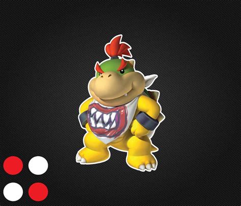 Buy Crafty Creations Bowser Jr From Super Mario Bros Vinyl Decal