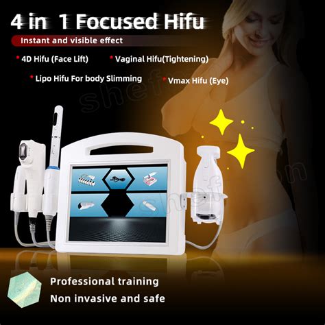 2 In 1 4D Hifu RF Machine 3D Hifu Vaginal Tightening Machine Hifu