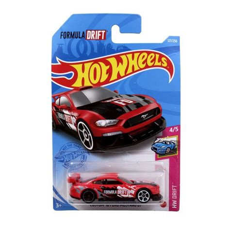 Jual Hot Wheels Custom Ford Mustang Gt Formula Drift Merah Jkn