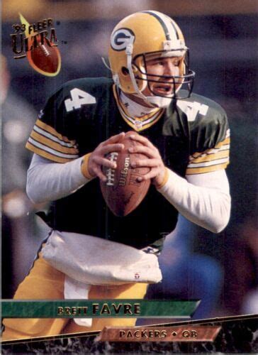 1993 Fleer Ultra Brett Favre Green Bay Packers 146 EBay