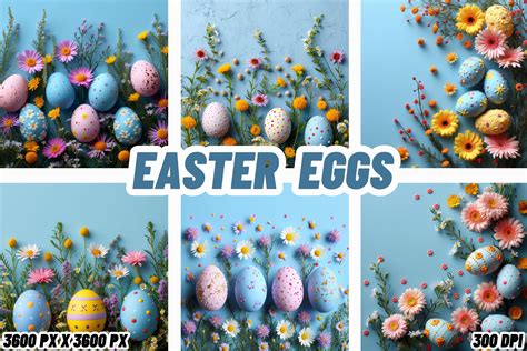 Easter Eggs Backgrounds Graphic by FabriCraft · Creative Fabrica