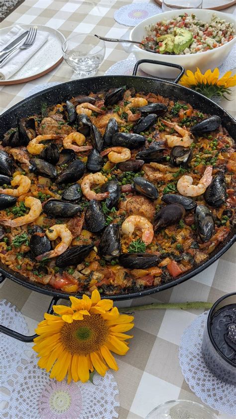 Homemade My Favorite Summer Dish Valencian Paella Food