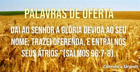 Versiculos Oferta E Dizimo - Palavras de oferta: lindos versículos e mensagens sobre dízimo