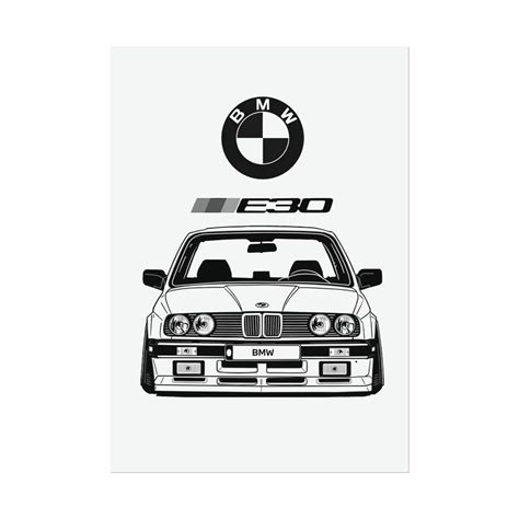 Bmw E Vintage Poster M Poster Gifts For Him Present For Her