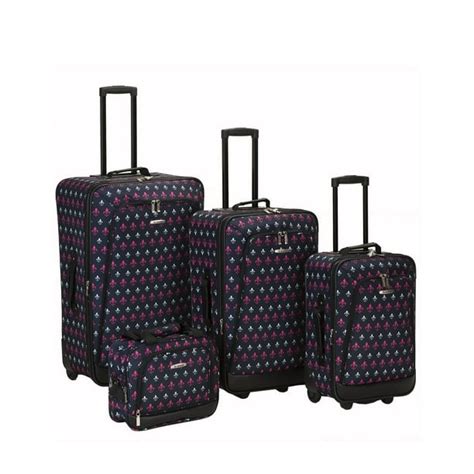 Rockland Rockland Luggage 4 Piece Vegas Softside Luggage Set