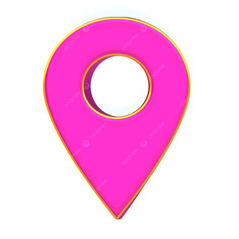 Pink Pin Location Navigation Icon, Location Pin, Navigation Icon ...