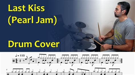 Last Kiss Pearl Jam Drum Cover Youtube