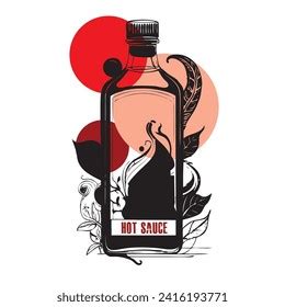 Bottle Hot Sauce Handdrawn Vector Image Stock Vector Royalty Free Shutterstock