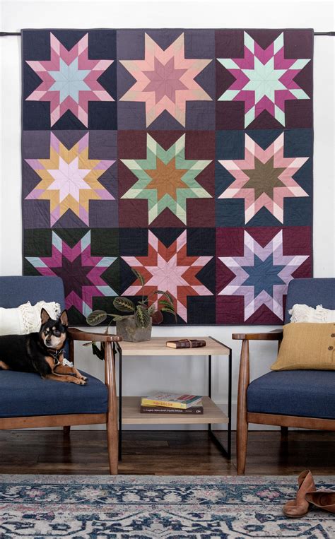 Modern Lone Star Quilt Pattern