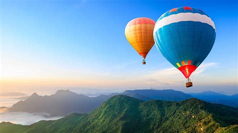 Hd Wallpaper Sky Hot Air Balloons Clouds Heart Cloud Sky Flying