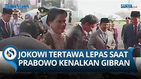 Guyonan Prabowo Saat Bertemu Jokowi Kenalkan Gibran Ke Jokowi Iriana