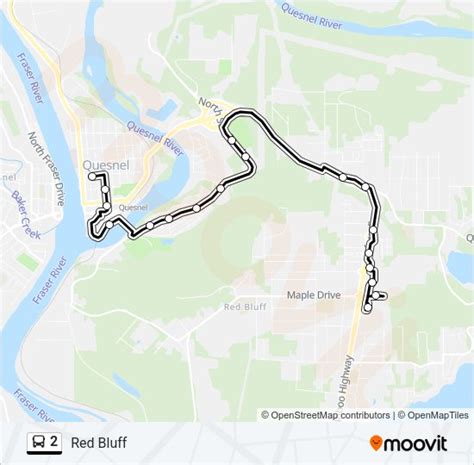 Route Schedules Stops Maps South Quesnel Updated