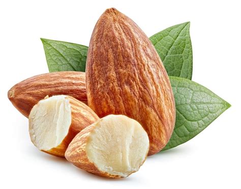 Premium Photo Almond Isolated On White Background