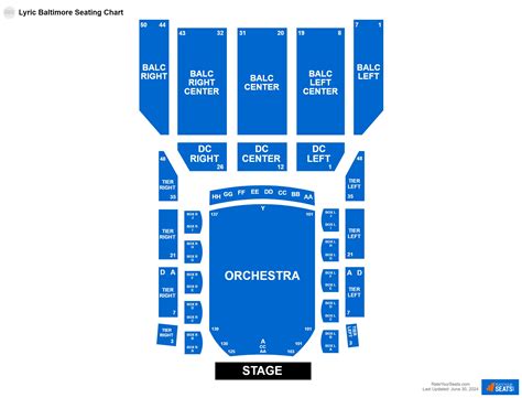 Lyric Baltimore Seating Chart - RateYourSeats.com