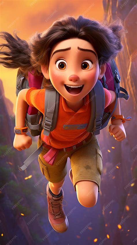 Premium AI Image | A poster for the movie dora the explorer