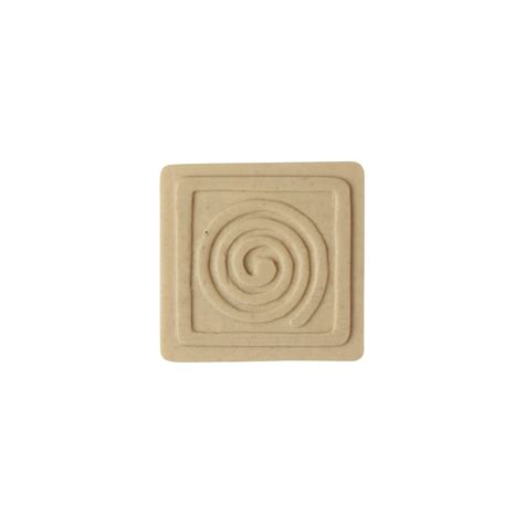 spiral  square patera  decora mouldings decwood