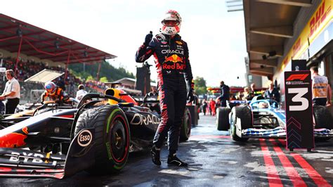 Max Verstappen Claims Victory In Wet Belgian Grand Prix Sprint Race