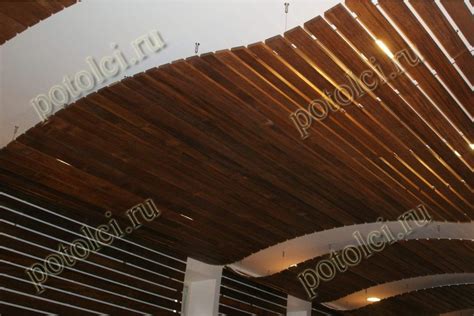 Деревянные реечные потолки GRID Luxalon купить, заказать монтаж, фото ...