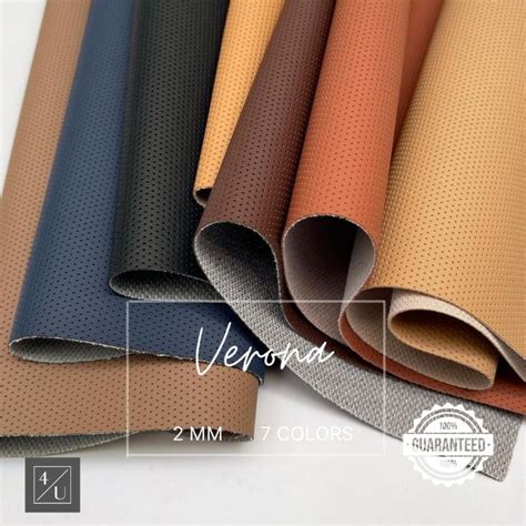 Jual MURAH Kain Kulit Sintetis Meteran 1x1 37M Verona Bahan Tas Oscar